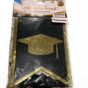 CONGRATS GRAD! Graduation Banner